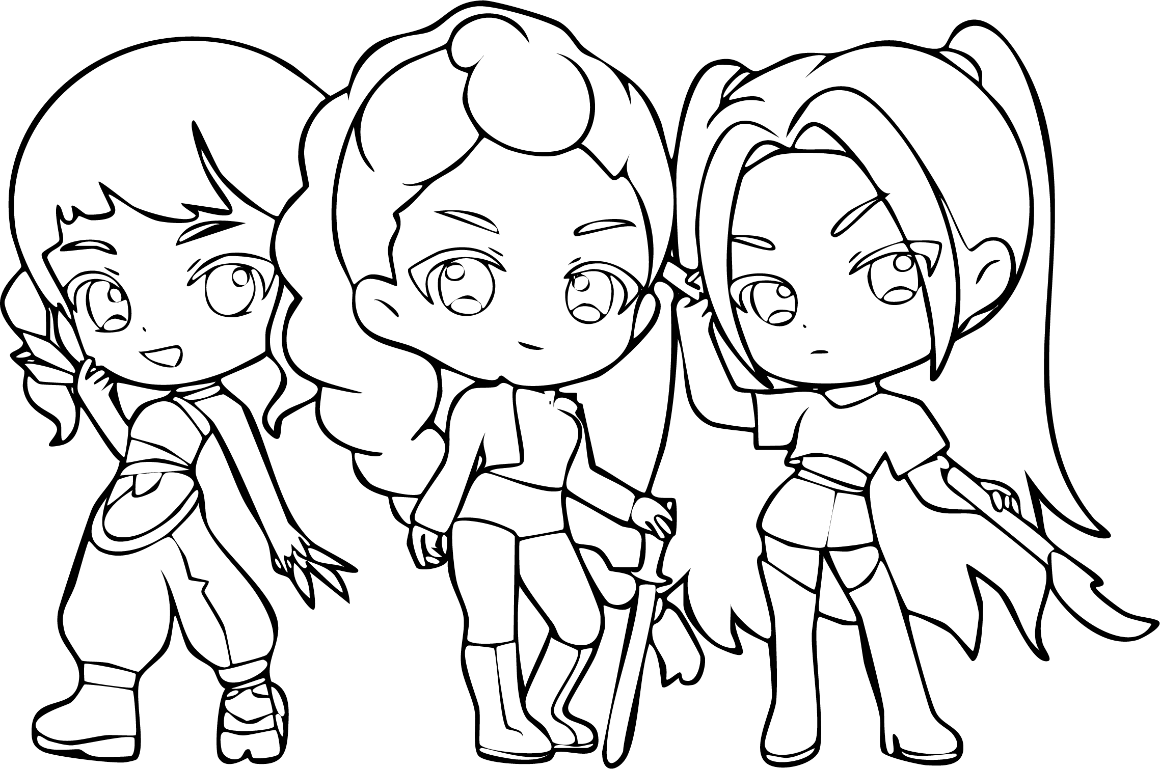 KPop Demon Hunters Coloring Pages
