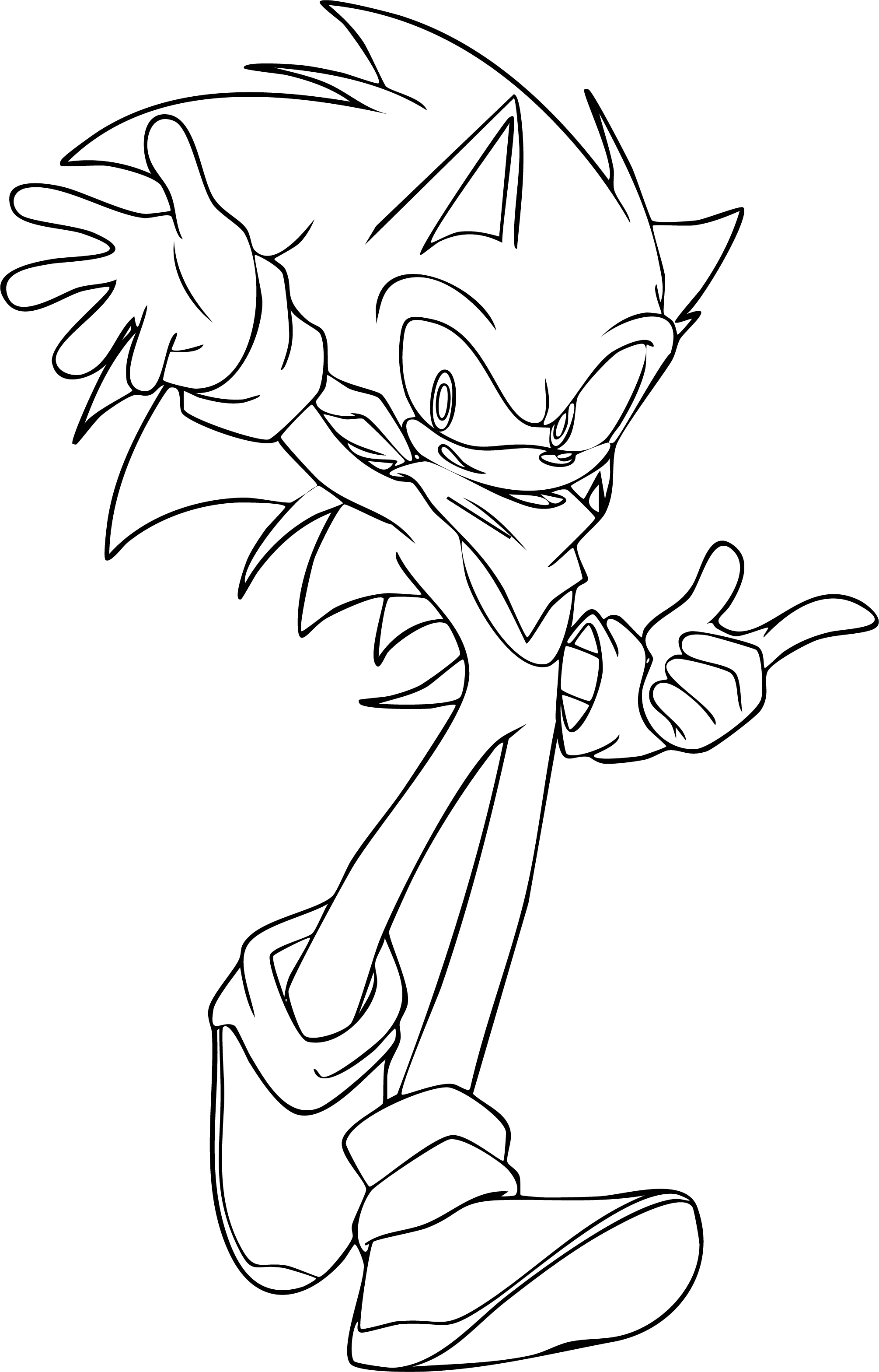 Sonic Coloring Pages